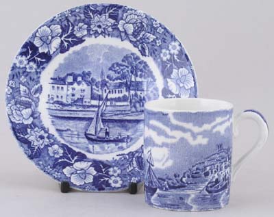 Coffee Can and Saucer c1920s